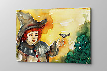 Obraz Dievčatko s vtáčikom 1523